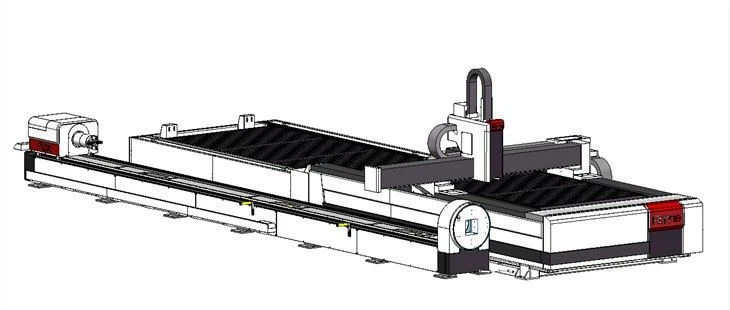Mesin Pemotong Laser Gabungan Plat dan Paip